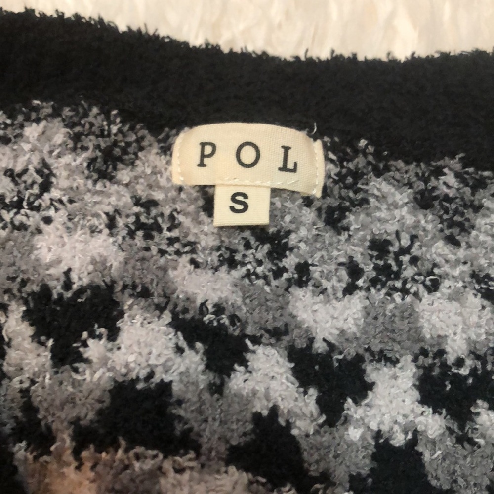 POL Zig Zag Chevron Berber Oversized Cardigan - Picture 6 of 9